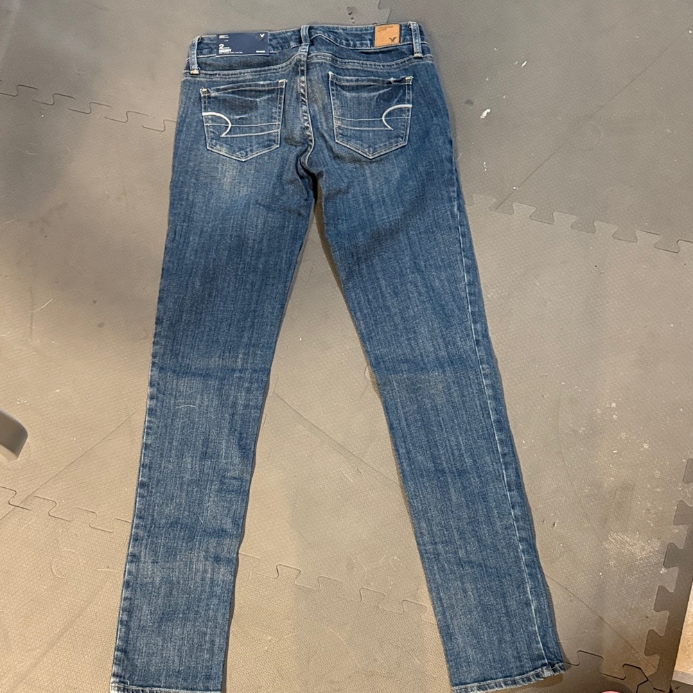 Classic Women's Blue Denim Jeans - Slim Fit